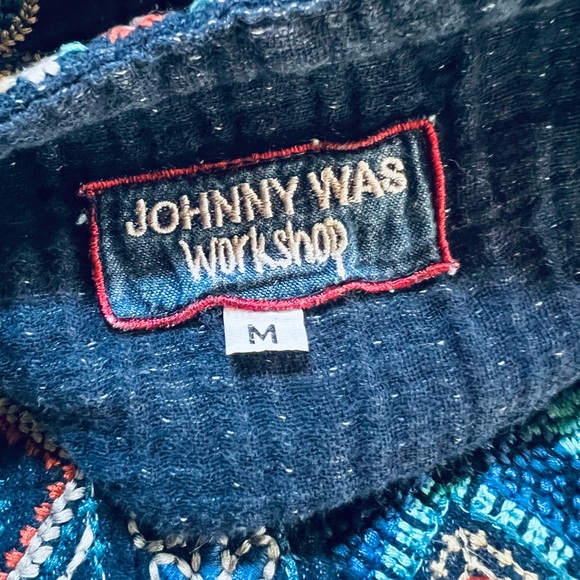 Johnny Was Workshop Love Flower Tunic in European Voile Sz M NWOT - Picture 9 of 9